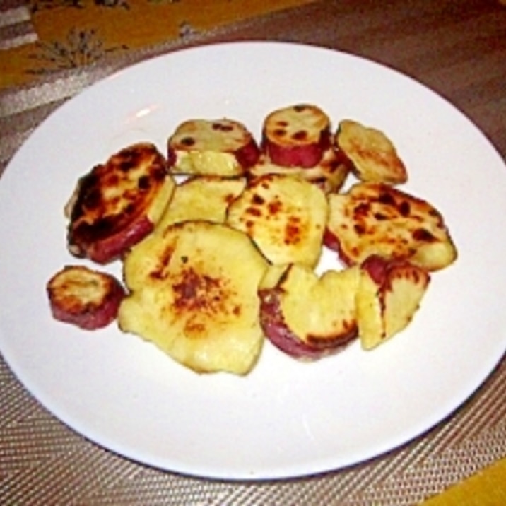 簡単!フライパンで焼きさつまいも